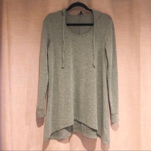 Cable & Gauge Long Sleeve Hooded Sweater Top